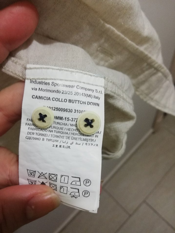 Erkek Krem Keten Uzun Kollu Gömlek - Görsel 3