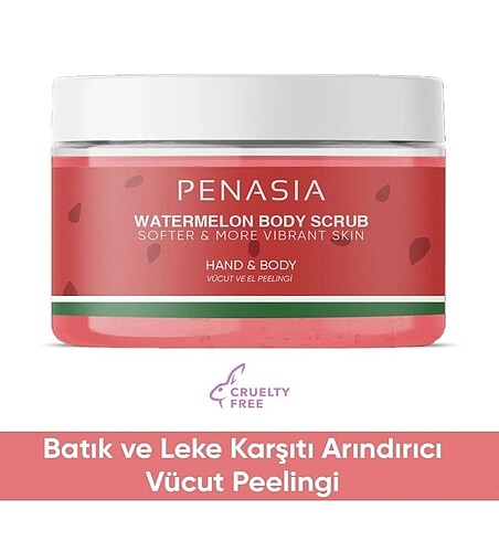 Penasıa watermelon boby sclub karpuzlu batık ve vücut peelingi