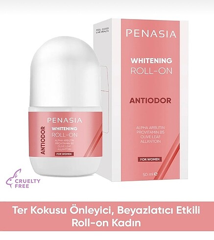 PENASIA Ter kokusu önleyici beyazlatıcı etkili roll-on
