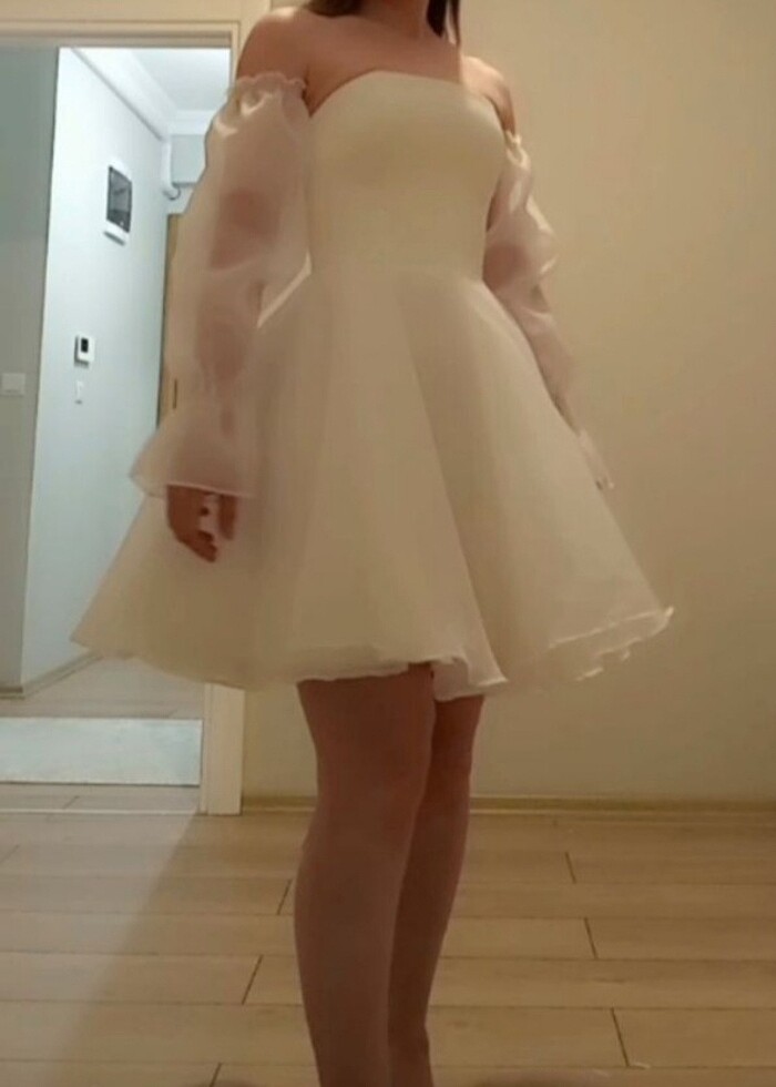 After elbisesi bride elbisesi nikah elbisesi - Görsel 3