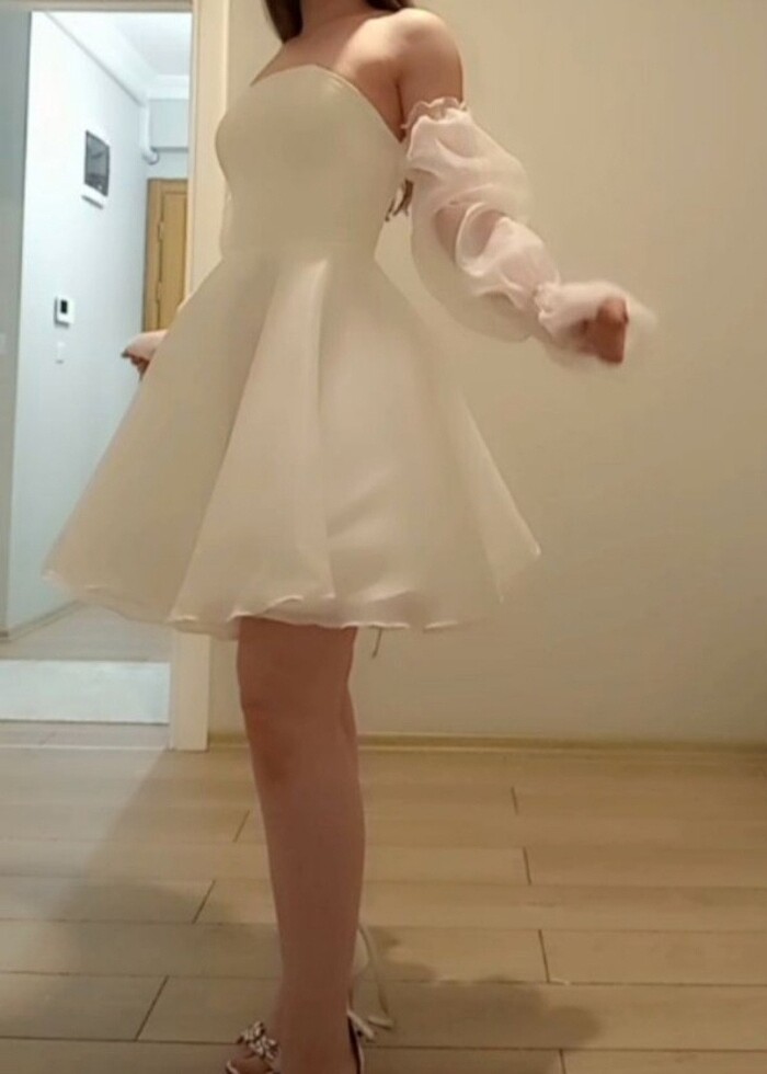 After elbisesi bride elbisesi nikah elbisesi - Görsel 4