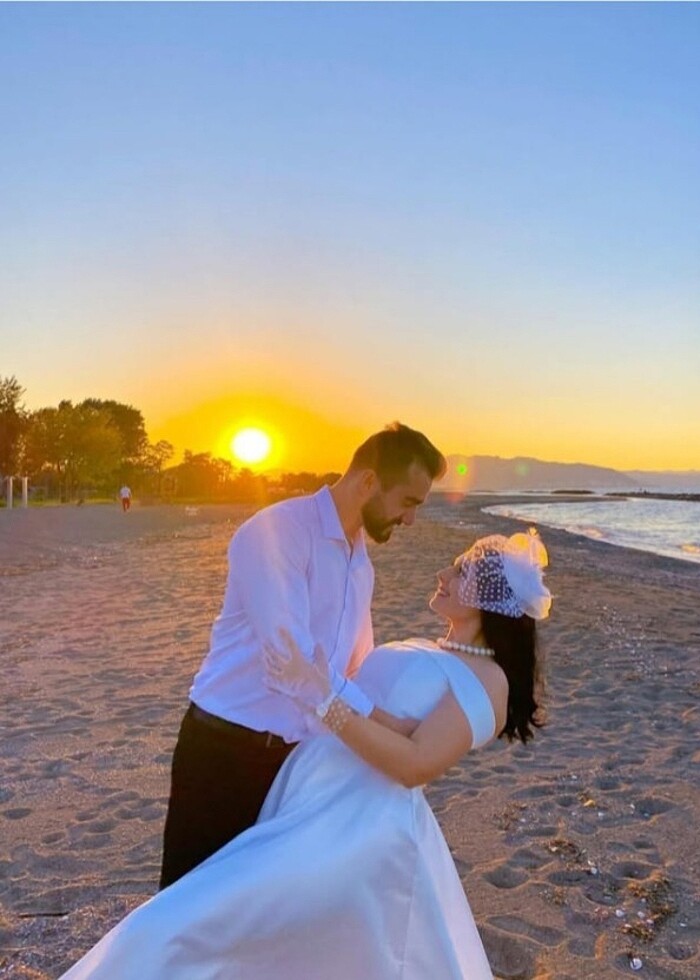 Nikah elbisesi kendim dikiyorum - Görsel 2