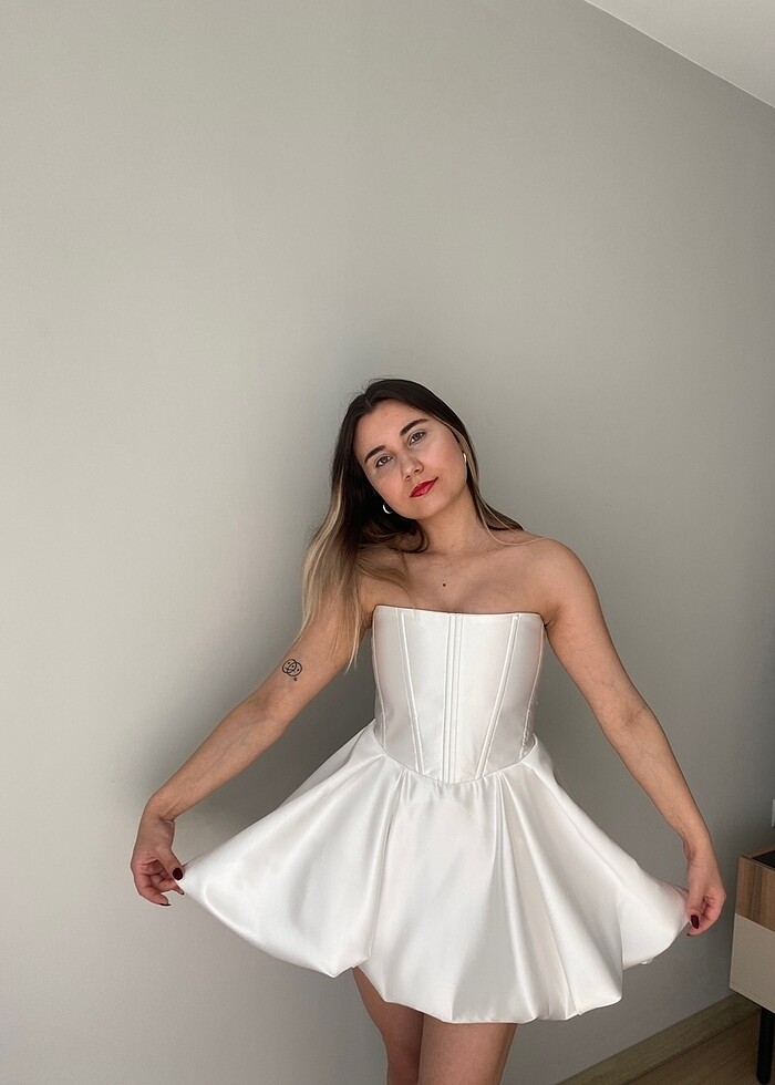 Balon elbise After elbisesi birde elbisesi - Görsel 3