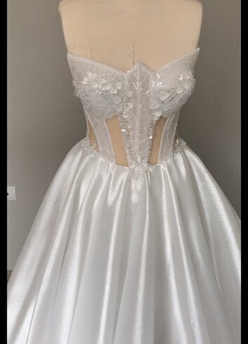 Angelica gelinlik sıfır ürün - Görsel 3