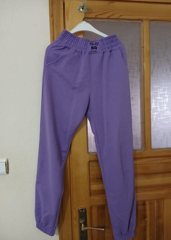 Diğer Kadın Mor Kemerli Mini Sweatpant