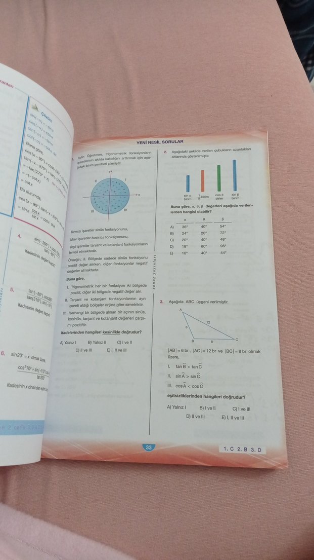 11. Sınıf Matematik Soru Kitapçığı - Görsel 3