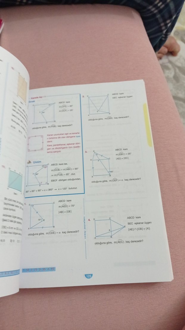 10. Sınıf Matematik Kazanım Merkezi Soru Kitabı - Görsel 2