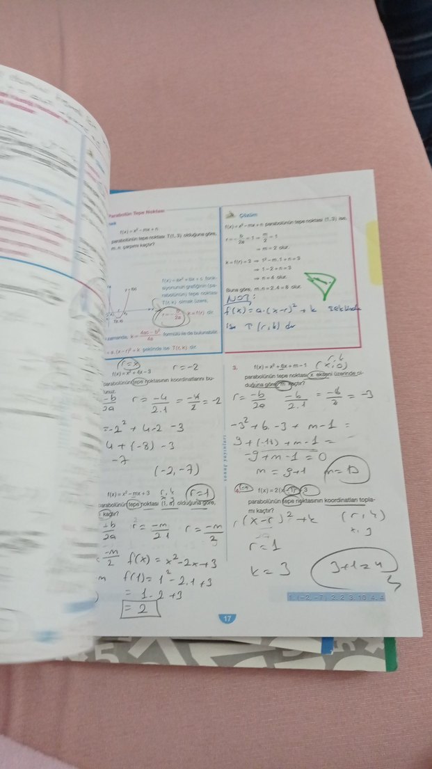 11. Sınıf Matematik Soru Kitabı - Görsel 3