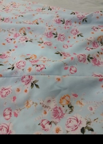 Mavi Uzun Bohem Günlük Elbise - Görsel 2