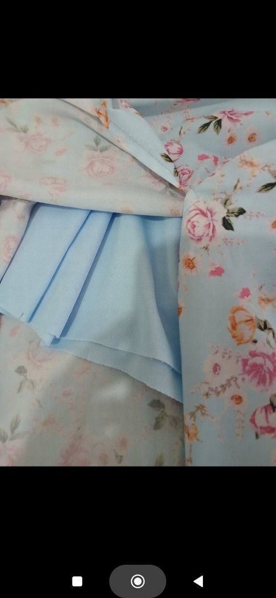 Mavi Uzun Bohem Günlük Elbise - Görsel 3