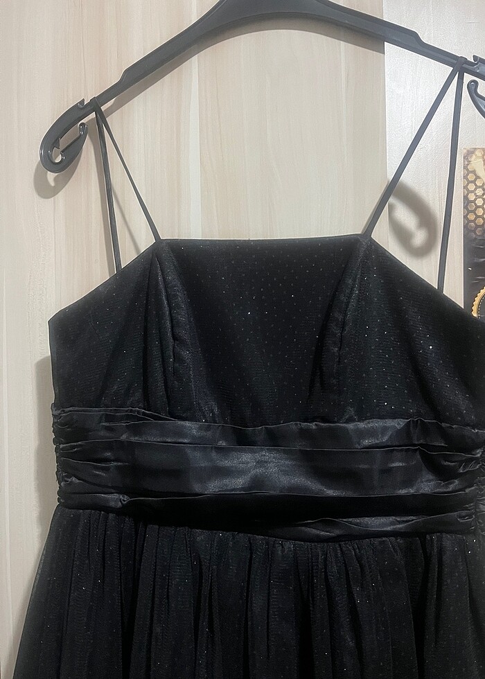 SİYAH ABİYE ELBİSE - Görsel 2