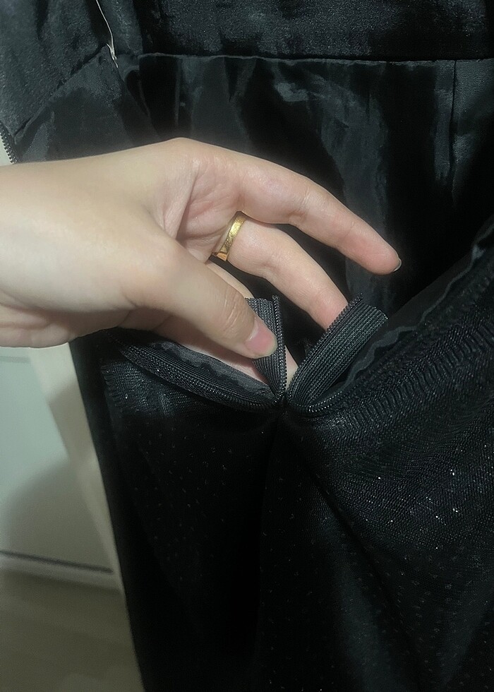 SİYAH ABİYE ELBİSE - Görsel 5