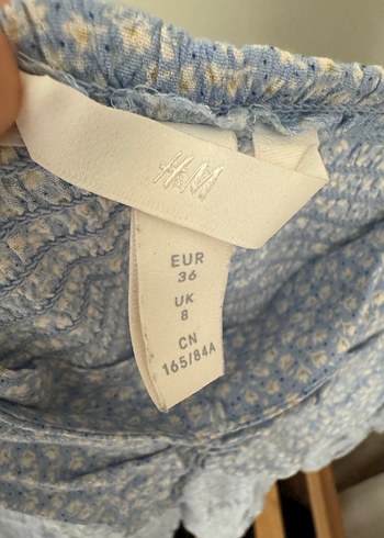H&M bebek mavisi ince bluz - Görsel 4