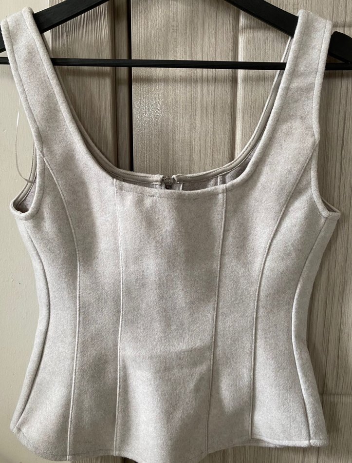 Zara Casual Gri Büstiyer - Görsel 2