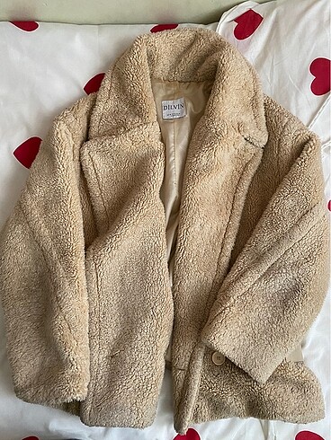 Dilvin Teddy peluş mont