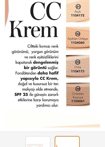 Farmasi CC Krem Light to Medium Beige - Görsel 2