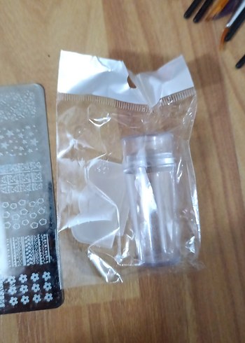 Mavi ve Gri Tırnak Dekorasyon Seti - Görsel 4