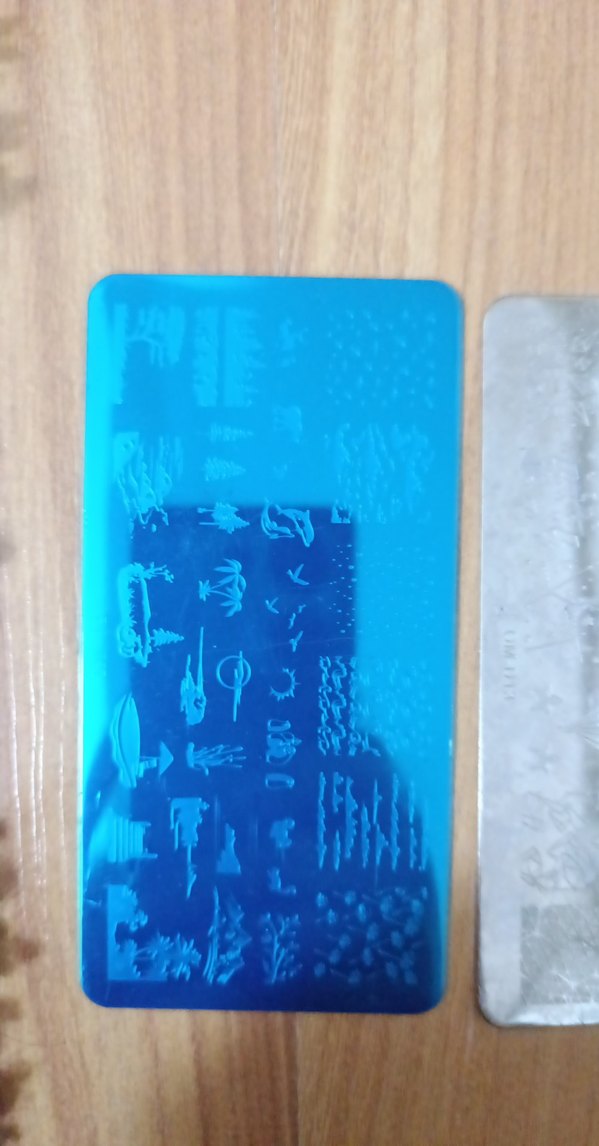 Mavi ve Gri Tırnak Dekorasyon Seti - Görsel 2