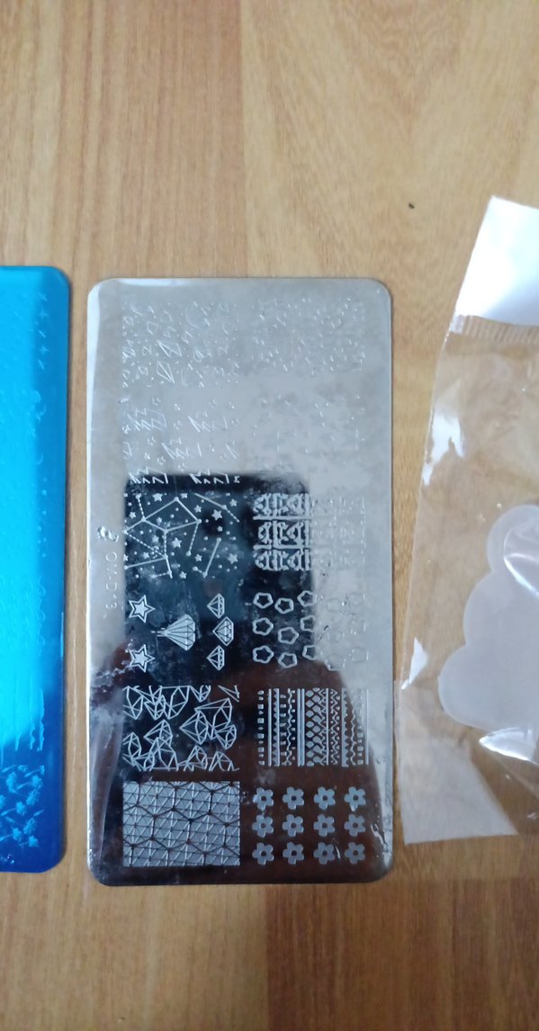 Mavi ve Gri Tırnak Dekorasyon Seti - Görsel 3