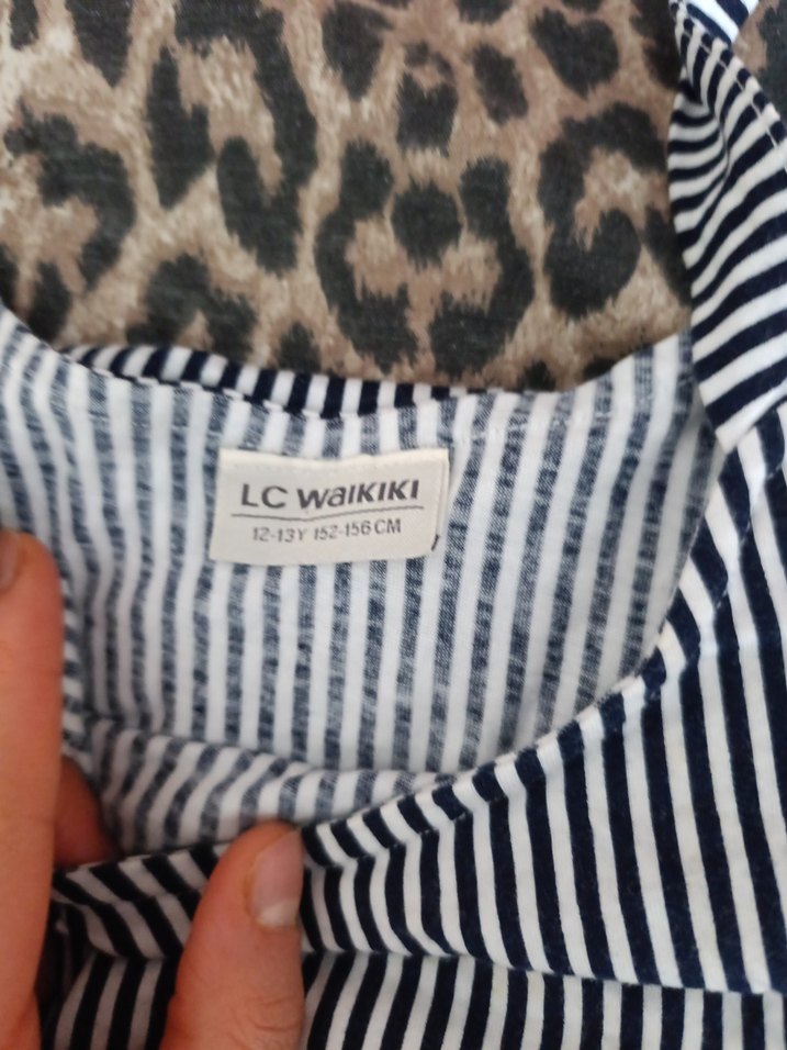 Kız Çocuk Gri Zebra Desenli Fırfırlı Atlet - Görsel 2