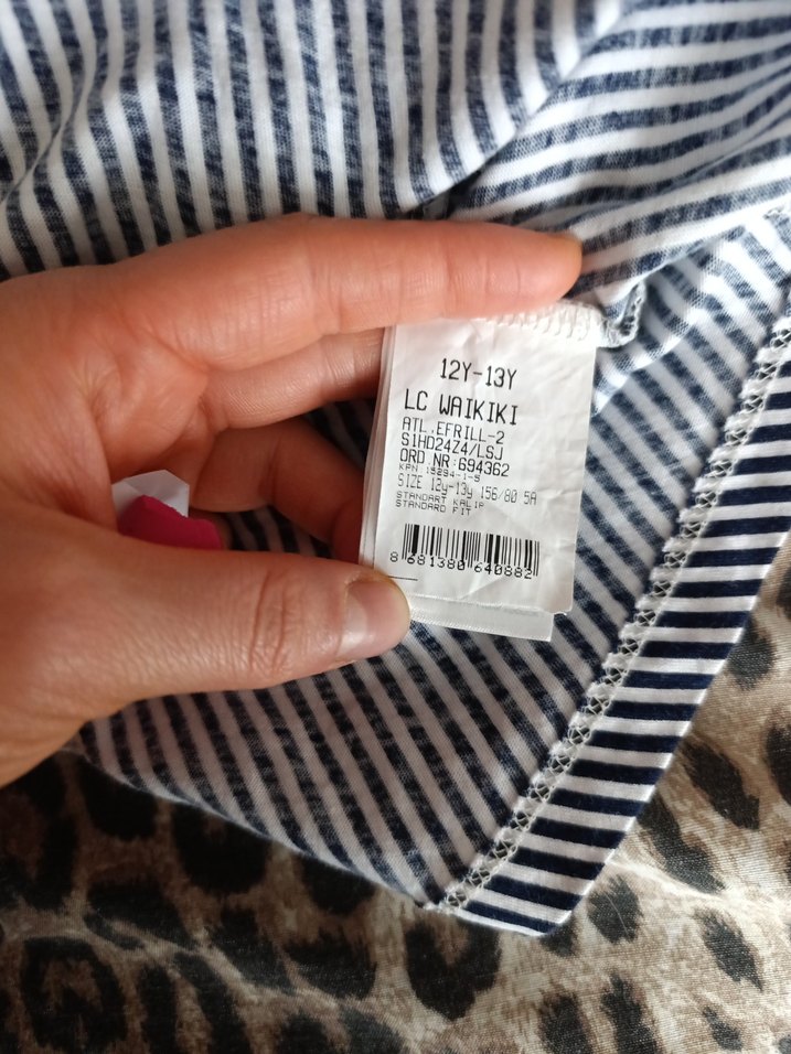 Kız Çocuk Gri Zebra Desenli Fırfırlı Atlet - Görsel 5