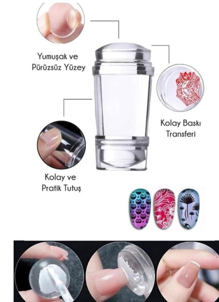 Mavi Temalı Tırnak Dekorasyon Seti - Görsel 2