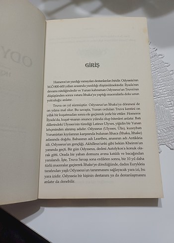 Homeros - Odysseia Mitoloji Kitabı - Görsel 2