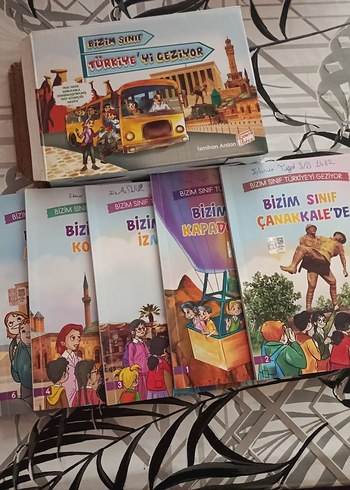 6 adet çocuk ilkokul kitap setleri