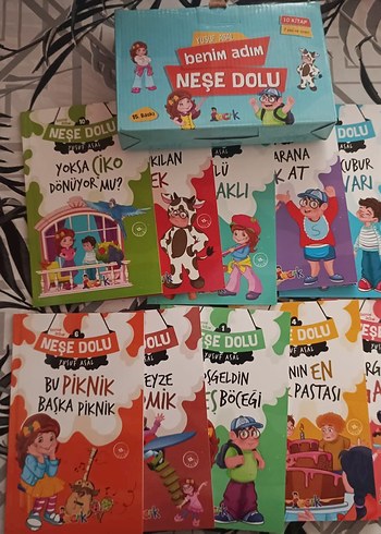  6 adet çocuk ilkokul kitap setleri