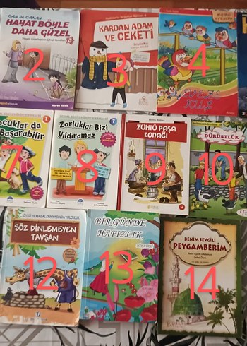  Çocuk Kitapları Seti 38 adet
