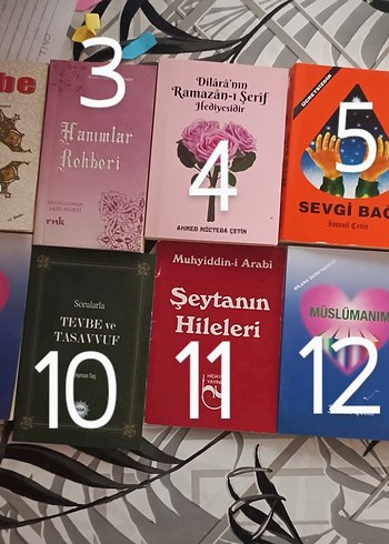 Çeşitli Tasavvuf ve Manevi Kitaplar Seti