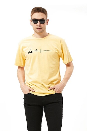 London Baskılı T-shirt