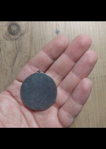 Sagopa Kajmer Parlak Gri Vintage Rap Rozeti Anahtarlık Kolye Ucu - Görsel 2