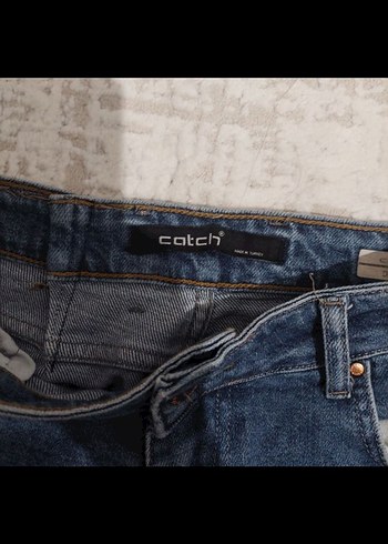 Erkek Lacivert Denim Normal Kesim Jean - Görsel 3