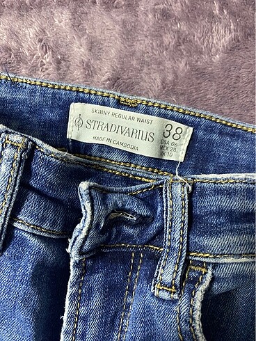 Stradivarius mavi skinny jean