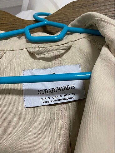Stradivarius Stradivarius Uzun Dökümlü Trençkot