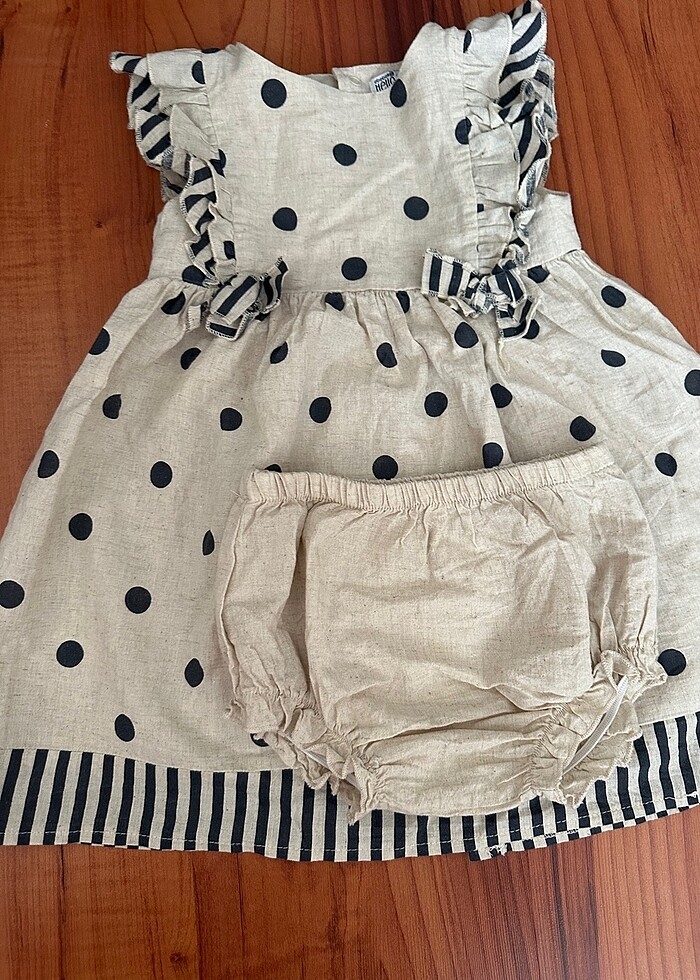 Keten elbise - Görsel 2