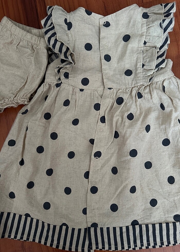 Keten elbise - Görsel 3