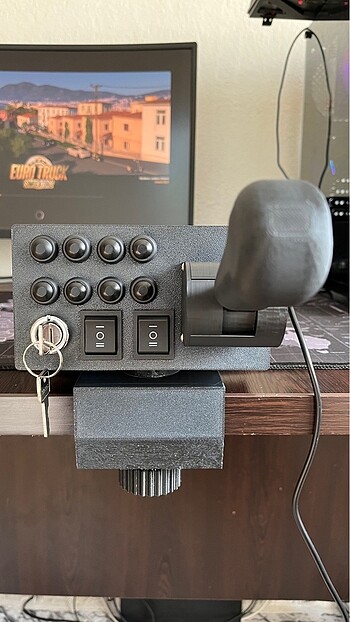Logitech Rampage Moza Buton Box