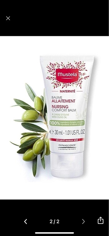Mustela Mustela göğüs ucu kremi