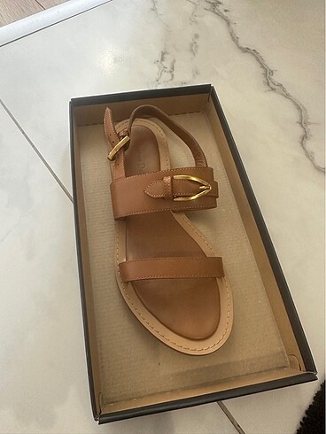 39 Beden camel Renk Taba sandalet