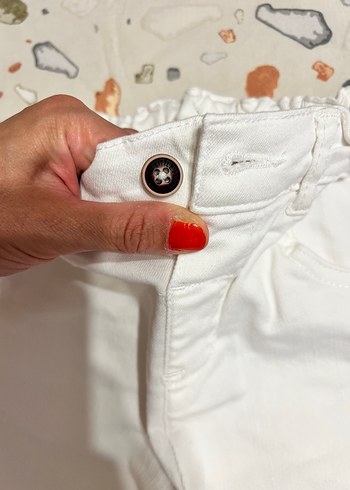 LC Waikiki Erkek Çocuk Beyaz Regular Fit Pamuk Pantolon
