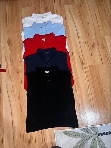 Lcw polo yaka uzun kol tshirt