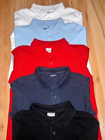 LC Waikiki Lcw polo yaka uzun kol tshirt