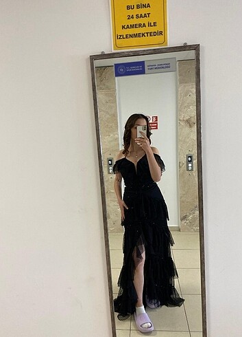 38 Beden siyah Renk Gece kıyafeti