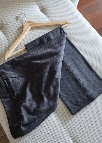 Kadın Kahverengi Kumaş Pantolon - Görsel 9