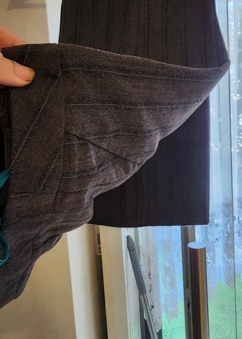 Kadın Kahverengi Kumaş Pantolon - Görsel 5