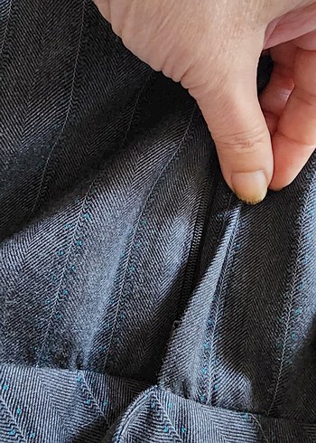 Kadın Kahverengi Kumaş Pantolon - Görsel 8