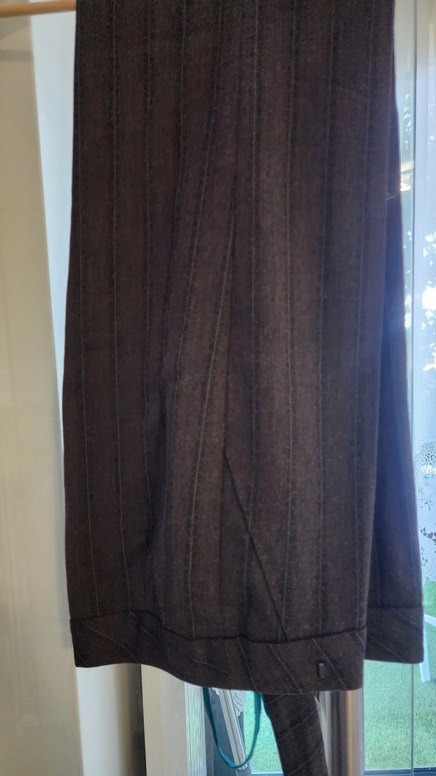 Kadın Kahverengi Kumaş Pantolon - Görsel 3