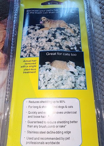 Renkli Mavi Kedi, köpek Tüy Dökücü Tarağı - Görsel 2